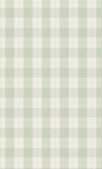 Cloudy Meadow Plaid Print Textured Vinyl Commercial Wallpaper C7775