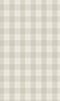 Mushroom Plaid Print Textured Vinyl Commercial Wallpaper C7776