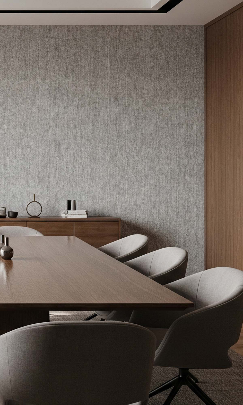Rain Natural Stone Effect Textured Vinyl Commercial Wallpaper C7780