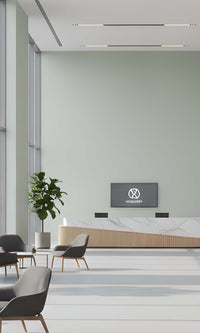 Seafoam Natural Stone Effect Textured Vinyl Commercial Wallpaper C7781