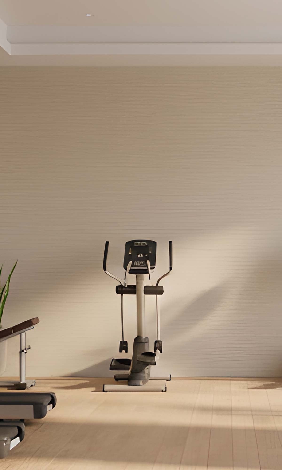 Burlap Striated Stripe Print Textured Vinyl Commercial Wallpaper C7787