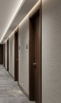Oyster Faux Handweave Textured Vinyl Commercial Wallpaper C7796