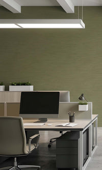 Moss Faux Handweave Textured Vinyl Commercial Wallpaper C7797