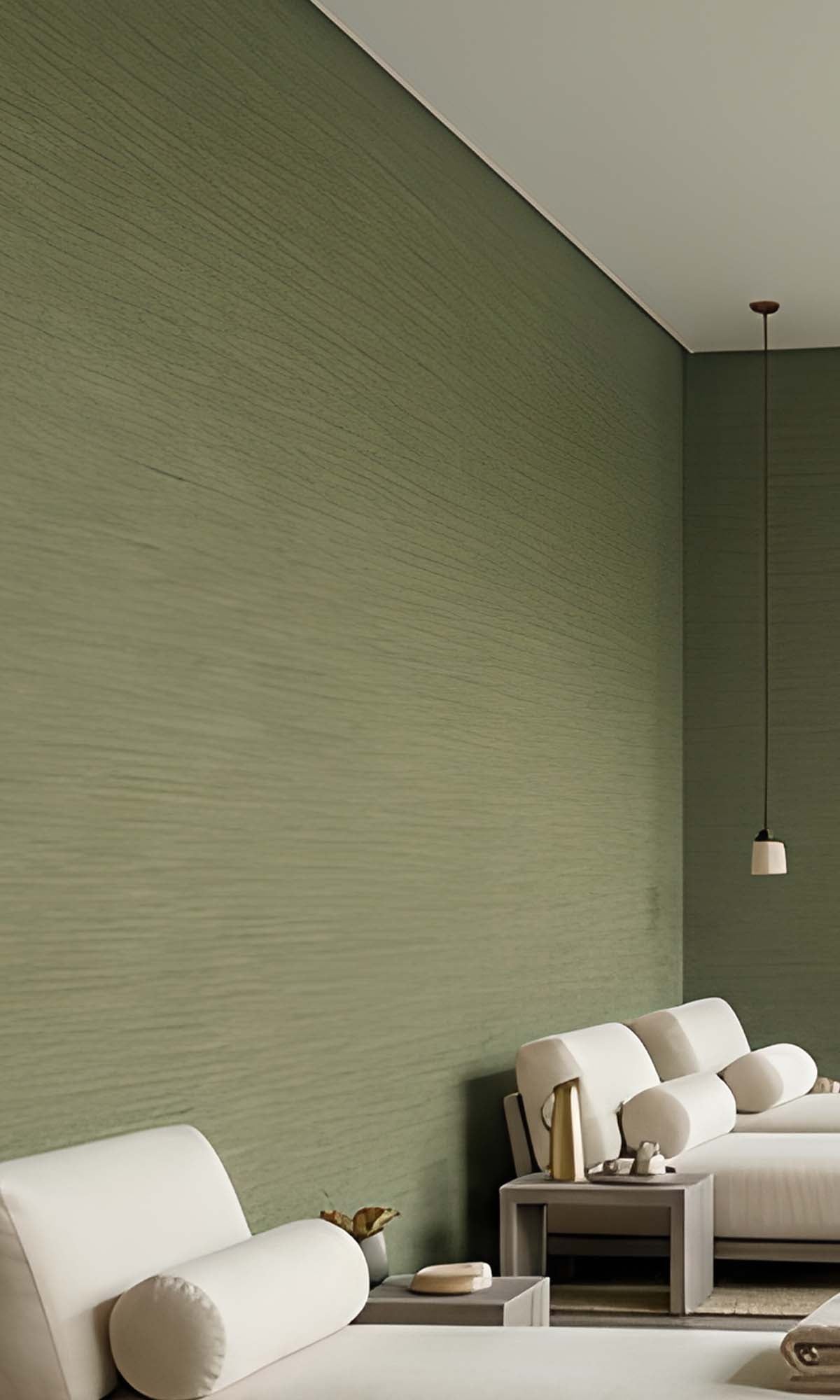 Moss Faux Handweave Textured Vinyl Commercial Wallpaper C7797