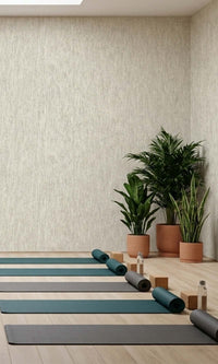Gray Blue Faux Silk Weave Textured Vinyl Commercial Wallpaper C7802
