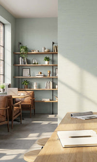 Tahitian Faux Grass & Silk Textured Vinyl Commercial Wallpaper C7805