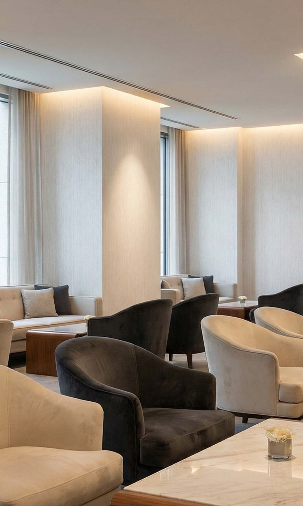 Calcium Vertical Stripes Textured Vinyl Commercial Wallpaper C7814