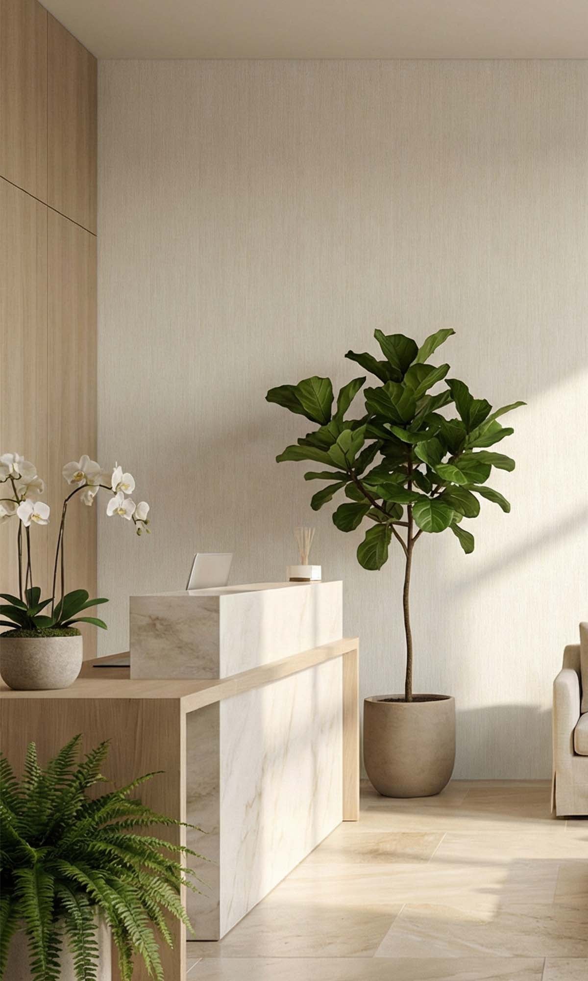 Nectar Vertical Stripes Textured Vinyl Commercial Wallpaper C7815