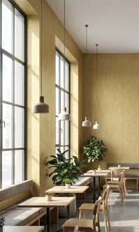 Honey Maple Vertical Stripes Textured Vinyl Commercial Wallpaper C7816