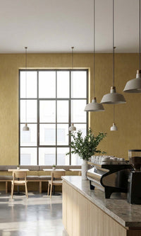 Honey Maple Vertical Stripes Textured Vinyl Commercial Wallpaper C7816