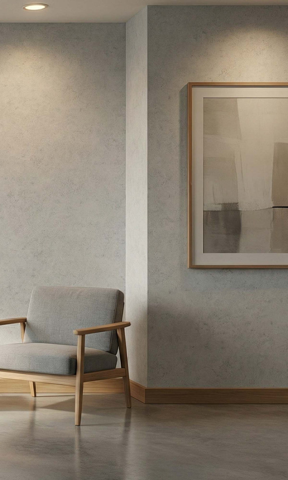 Grove Faux Concrete Textured Vinyl Commercial Wallpaper C7817