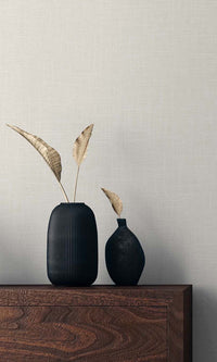 Wafer Faux Linen Textured Vinyl Commercial Wallpaper C7819