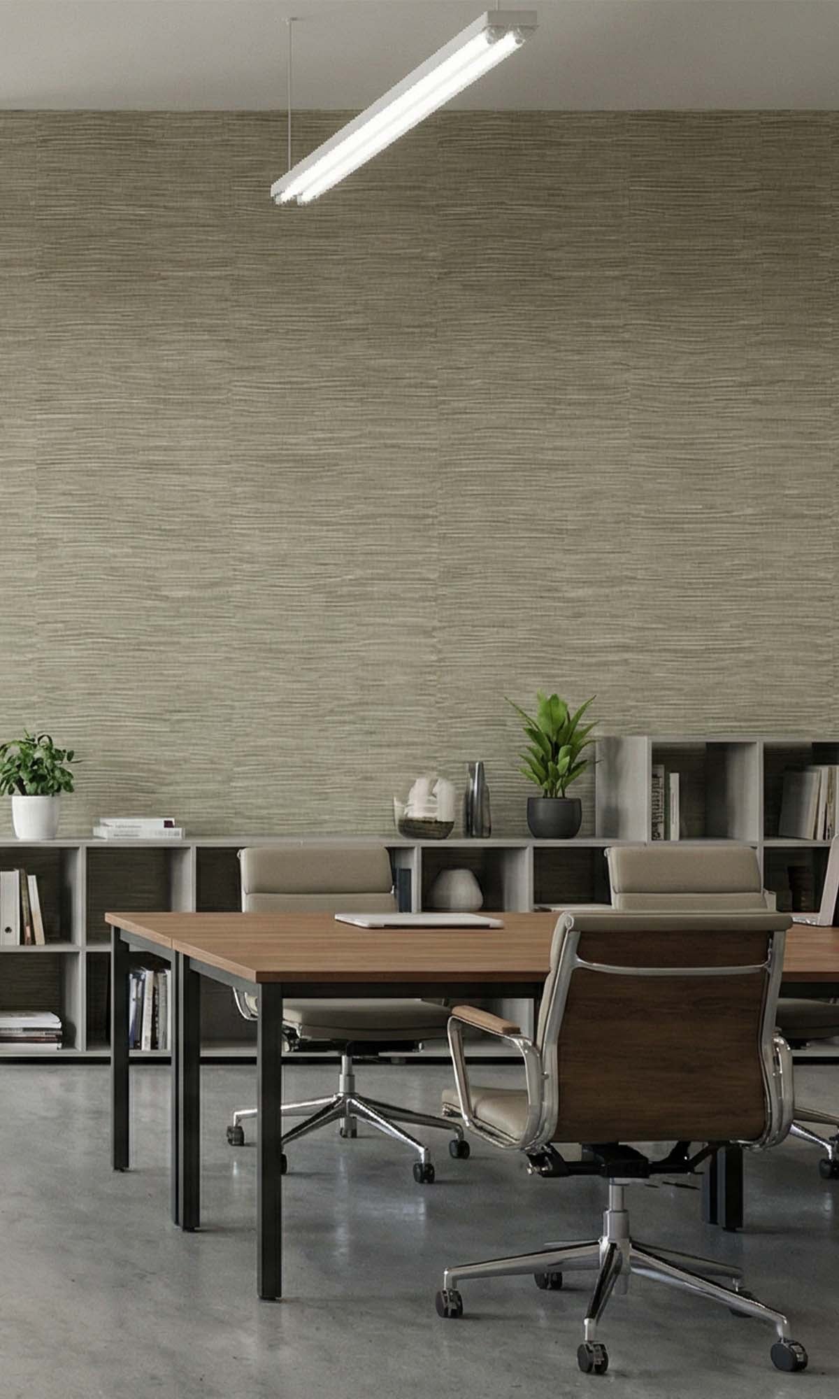 Rooibos Faux Woven Grass Textured Vinyl Commercial Wallpaper C7821