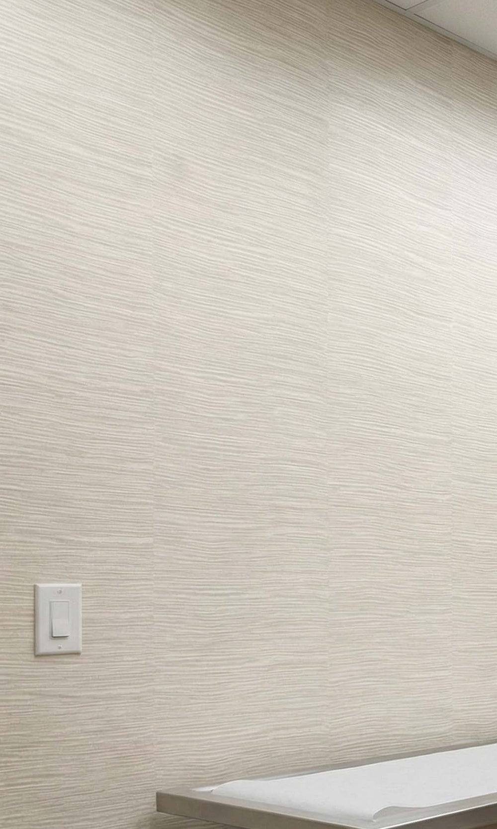 En Blanc Faux Woven Grass Textured Vinyl Commercial Wallpaper C7822