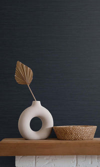Resort Faux Woven Grass Textured Vinyl Commercial Wallpaper C7823