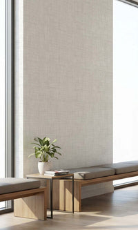 Classic Chalk Faux Woven Linen Commercial Wallpaper C7825 textured commercial wallpaper in classic chalk
