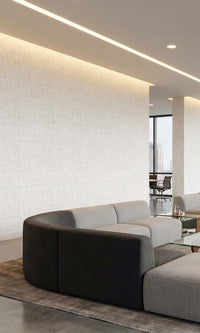 Lynx White Faux Woven Linen Commercial Wallpaper C7826 textured commercial wallpaper in lynx white
