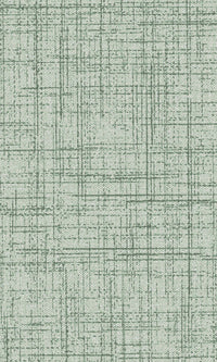 Spanish Green Faux Woven Linen Commercial Wallpaper C7835