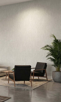 Gettysburg Grey Faux Hesian Weave Commercial Wallpaper C7840