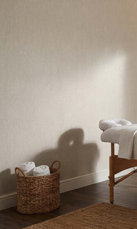 Gettysburg Grey Faux Hesian Weave Commercial Wallpaper C7840