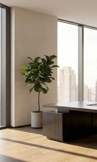 Pumice Stone Faux Hesian Weave Commercial Wallpaper C7841