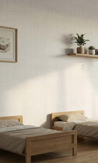 Faded Grey Sheer Weave Commercial Wallpaper C7848