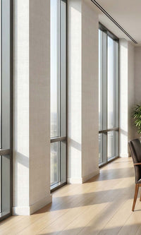 Faded Grey Sheer Weave Commercial Wallpaper C7848