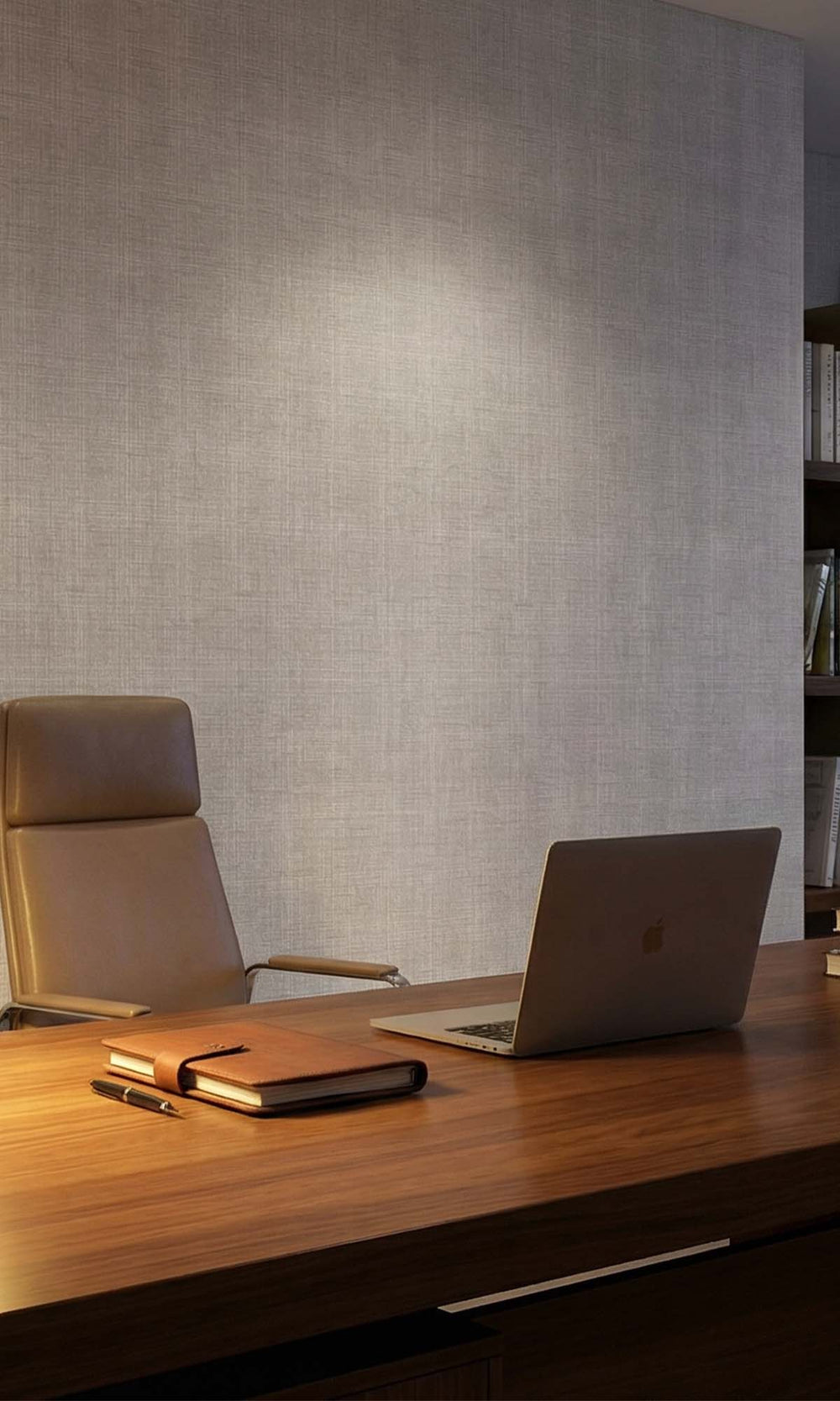 American Silver Sheer Weave Commercial Wallpaper C7852