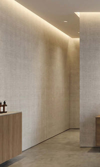 American Silver Sheer Weave Commercial Wallpaper C7852