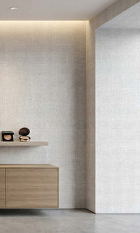 American Silver Sheer Weave Commercial Wallpaper C7852