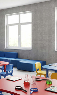 Ice Grey Sheer Weave Commercial Wallpaper C7854