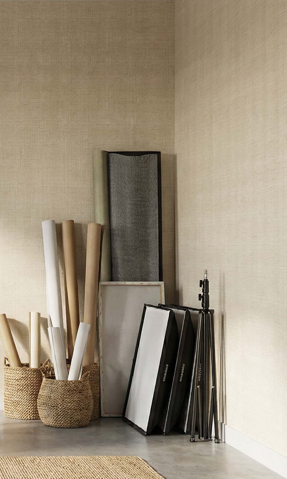 Antique Lace Sheer Weave Commercial Wallpaper C7855