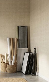 Antique Lace Sheer Weave Commercial Wallpaper C7855