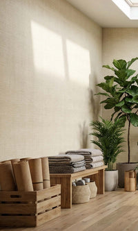 Antique Lace Sheer Weave Commercial Wallpaper C7855