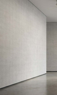 Cautious Grey Sheer Weave Commercial Wallpaper C7859