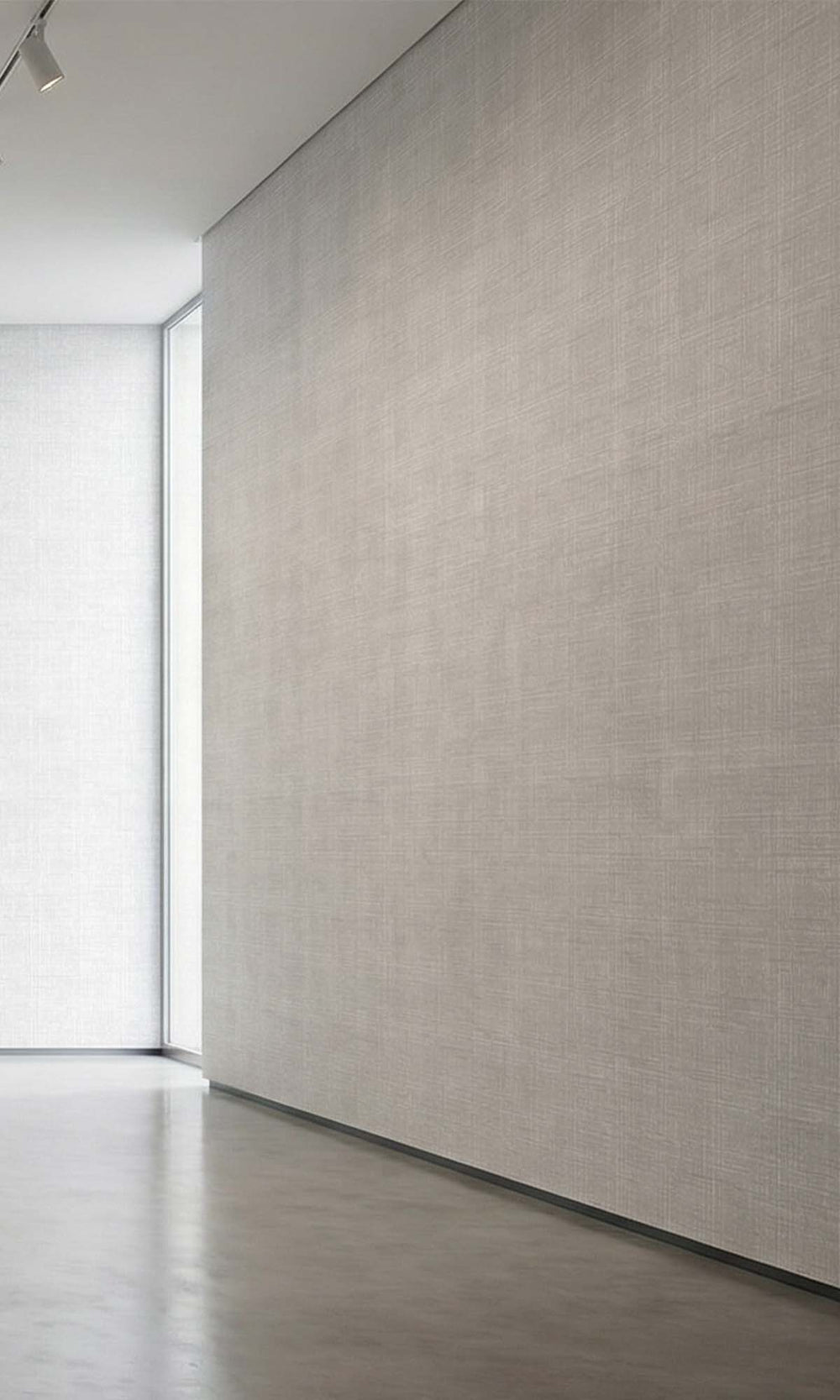 Cautious Grey Sheer Weave Commercial Wallpaper C7859