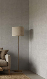 Cautious Grey Sheer Weave Commercial Wallpaper C7859