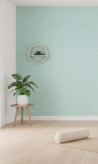 Starlight Blue Sheer Weave Commercial Wallpaper C7860