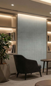Grey Frost Sheer Weave Commercial Wallpaper C7861