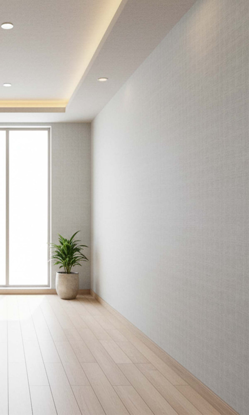 Grey Frost Sheer Weave Commercial Wallpaper C7861