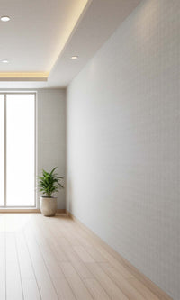 Grey Frost Sheer Weave Commercial Wallpaper C7861