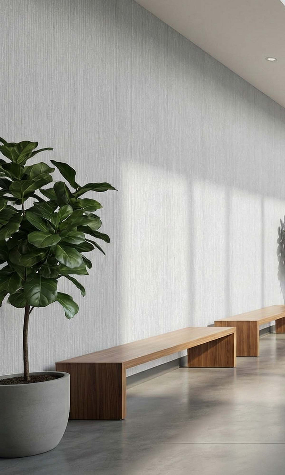 Silver Lake Faux Grasscloth Commercial Wallpaper C7865