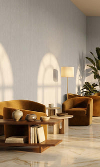 Thistle Grey Faux Grasscloth Commercial Wallpaper C7871