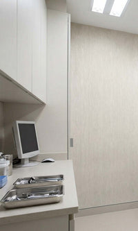 Thistle Grey Faux Grasscloth Commercial Wallpaper C7871