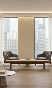Modern Ivory Speckled Grain Commercial Wallpaper C7880