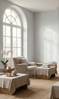 Mauve Stone Wicker Weave Commercial Wallpaper C7889