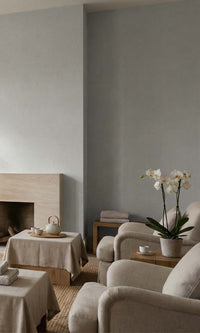 Mauve Stone Wicker Weave Commercial Wallpaper C7889