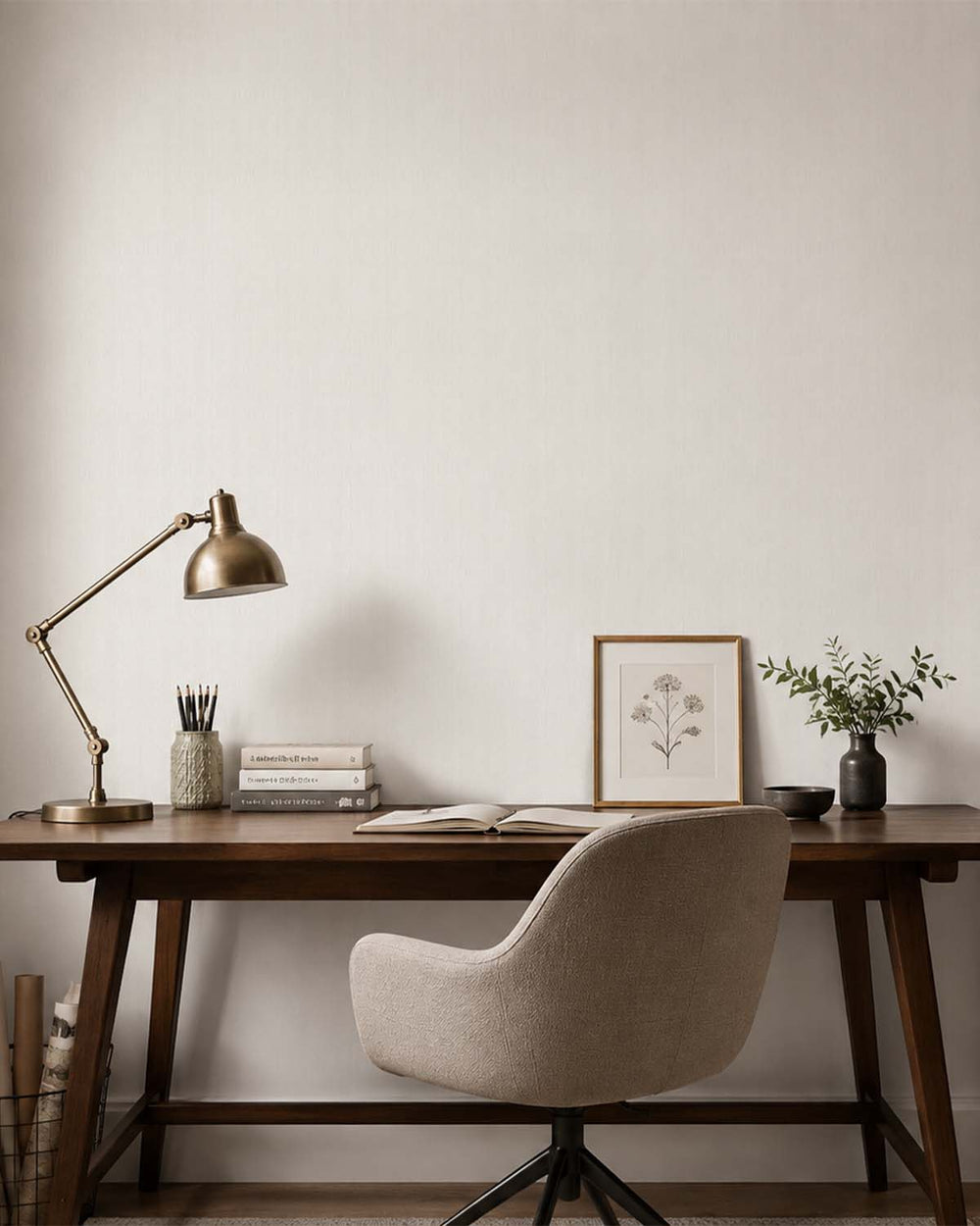 Faded Grey Linear Stria  Commercial Wallpaper C7894