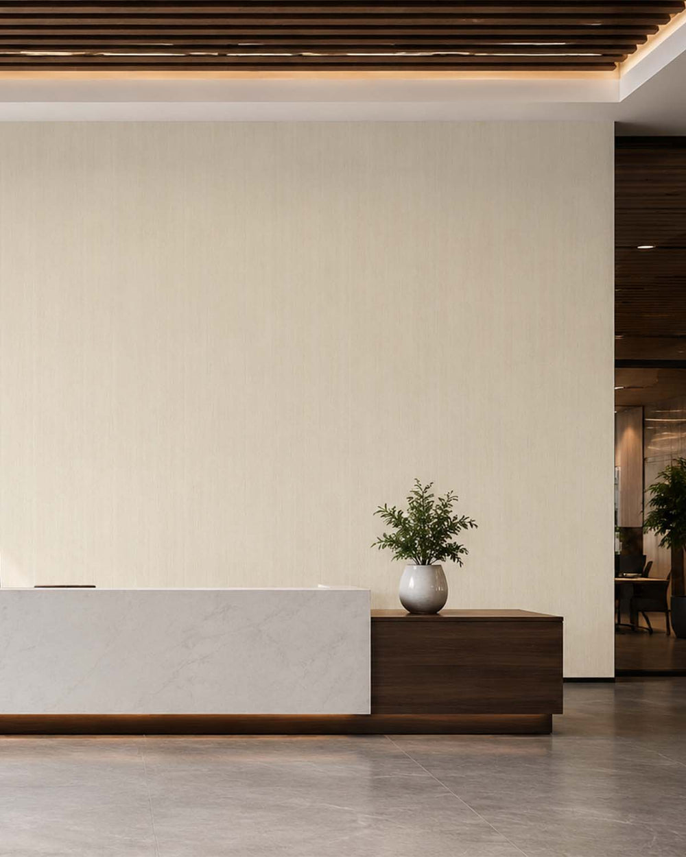 Arragonite Linear Stria  Commercial Wallpaper C7895