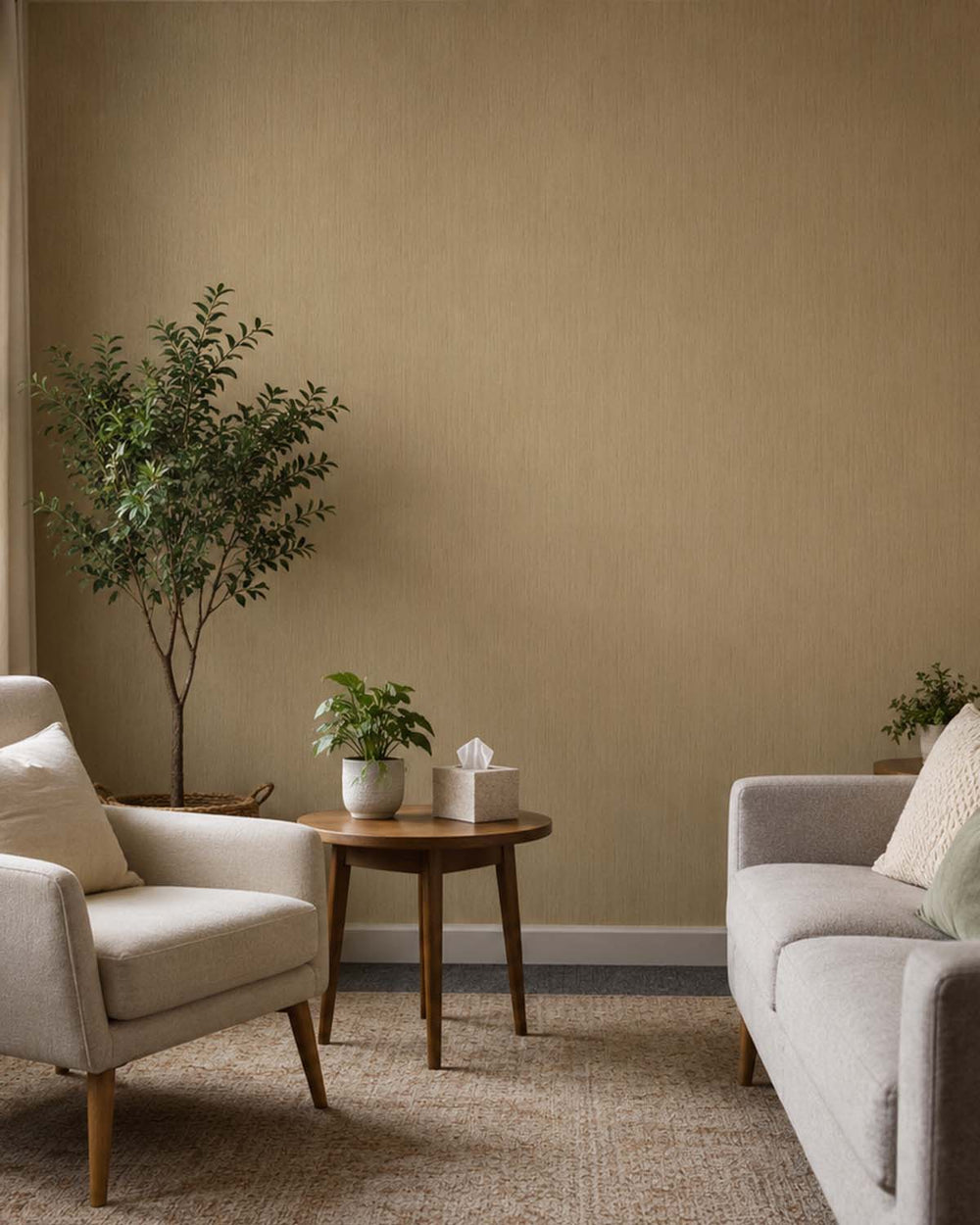 Montecito Linear Stria  Commercial Wallpaper C7902